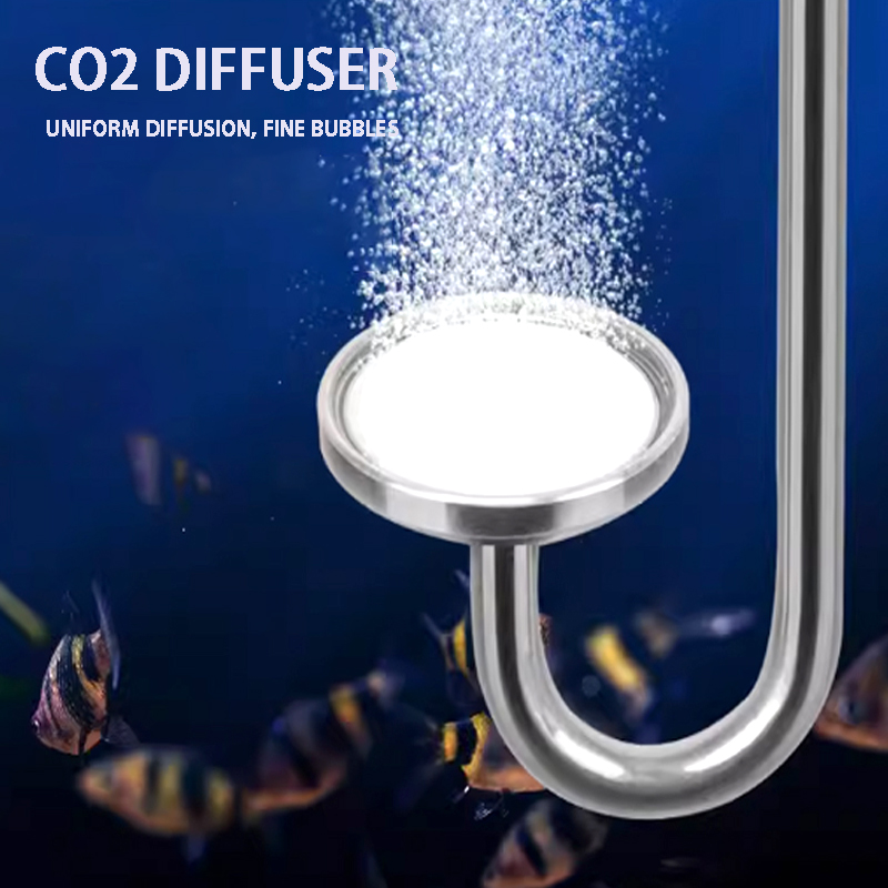 Aquarium Fish Quarantine - Nebulizator CO2 do akwarium Stop aluminium