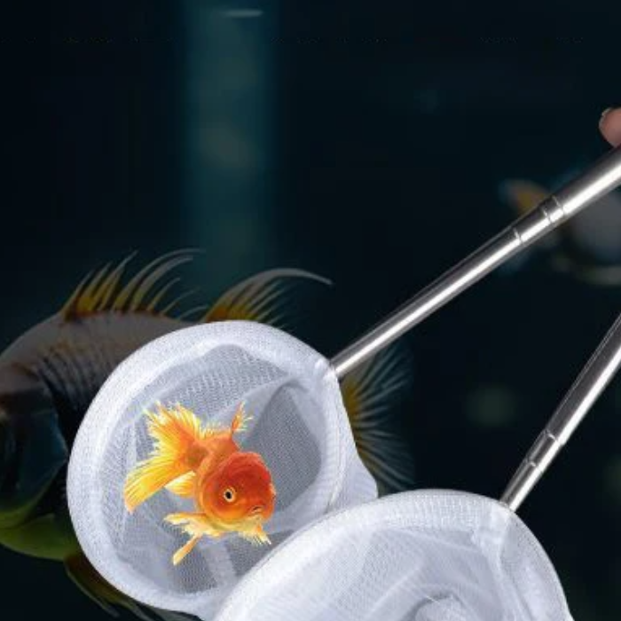 Aquarium Fish Net Small - Siatka do akwarium ze stali nierdzewnej,