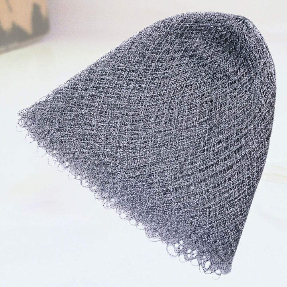 Aquarium Fish Net Small - Srebrnoszara, miękka siatka do łowienia ryb,