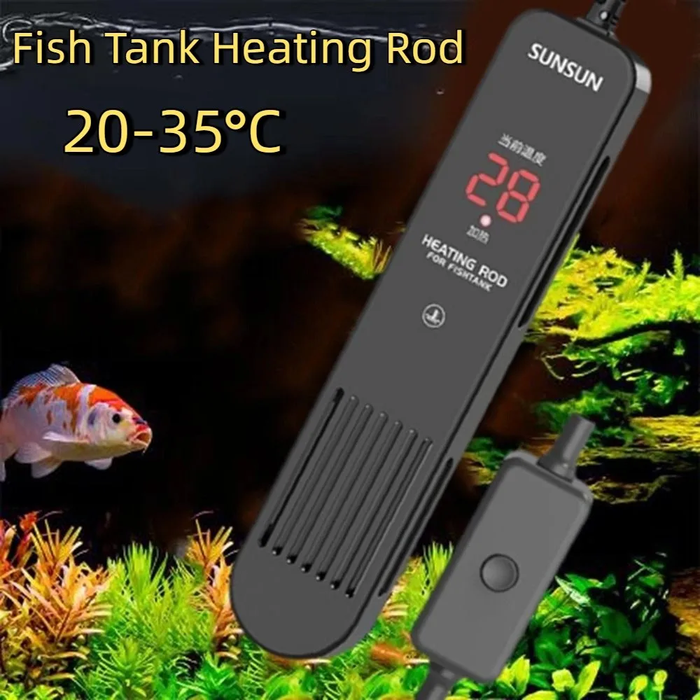 Aquarium Heater Submersible - Wyświetlacz LCD 20-35 ° Cyfrowy grzałka