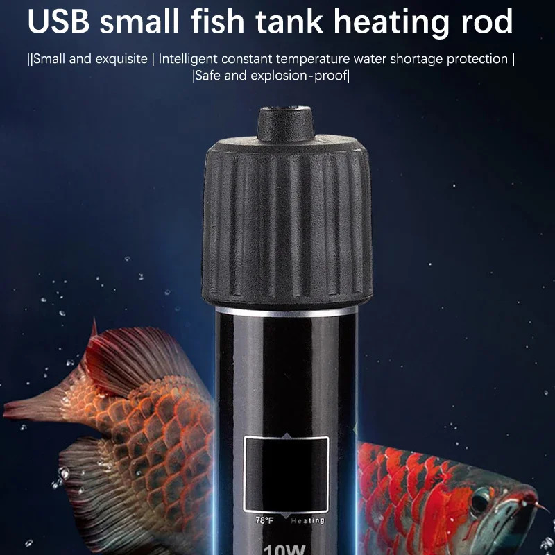 Grzałka USB Mini do akwarium,  – Aquarium Heater Submersible recenzja i cena