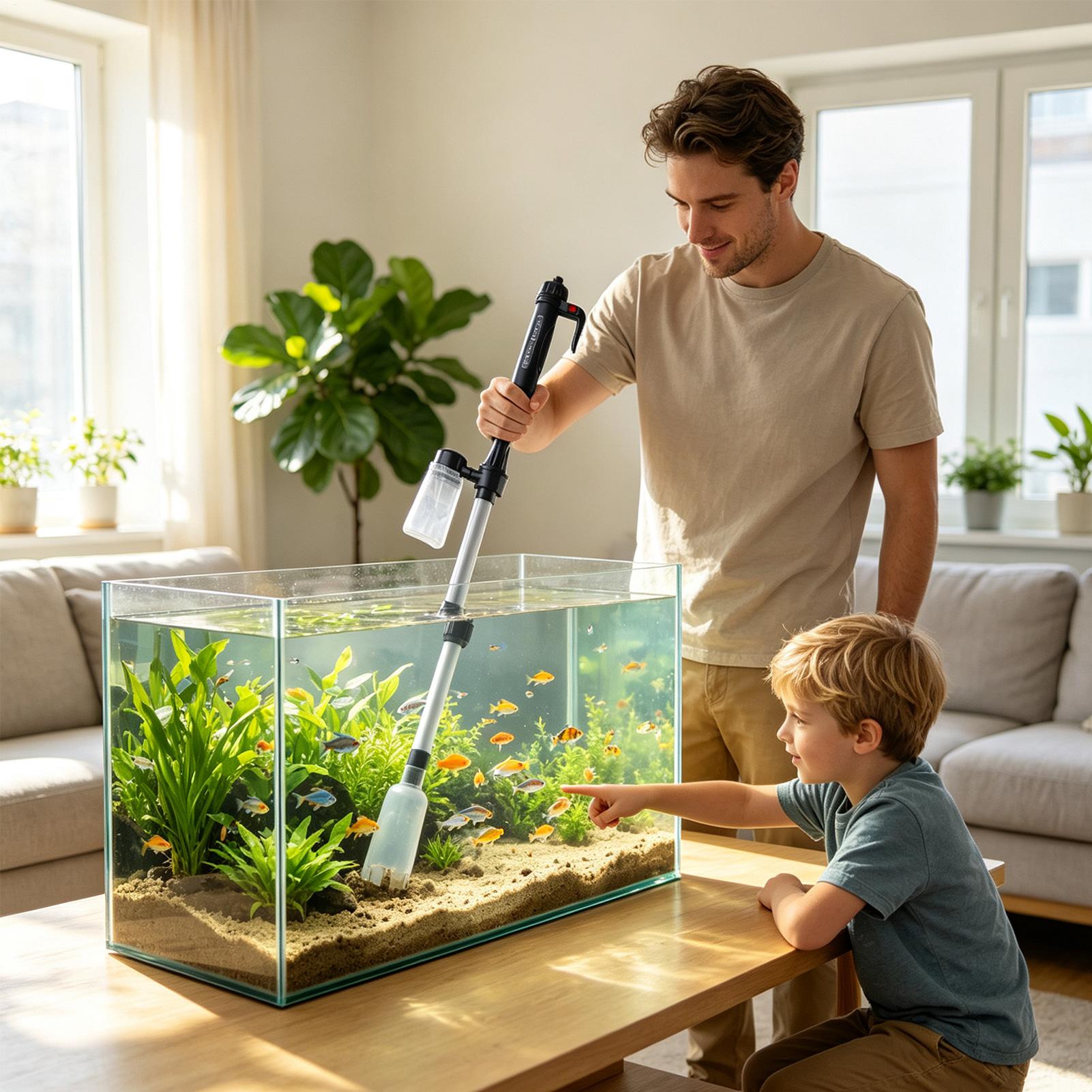 Odkurzacz do akwarium 3 w 1, o – Gravel Vacuum Cleaner recenzja i cena