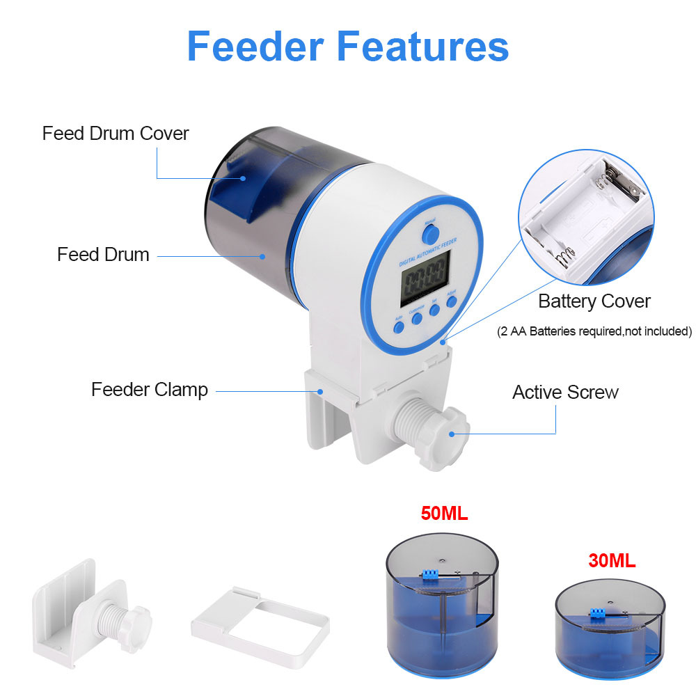 Automatyczny podajnik do akwar – Aquarium Fish Auto Feeder recenzja i cena
