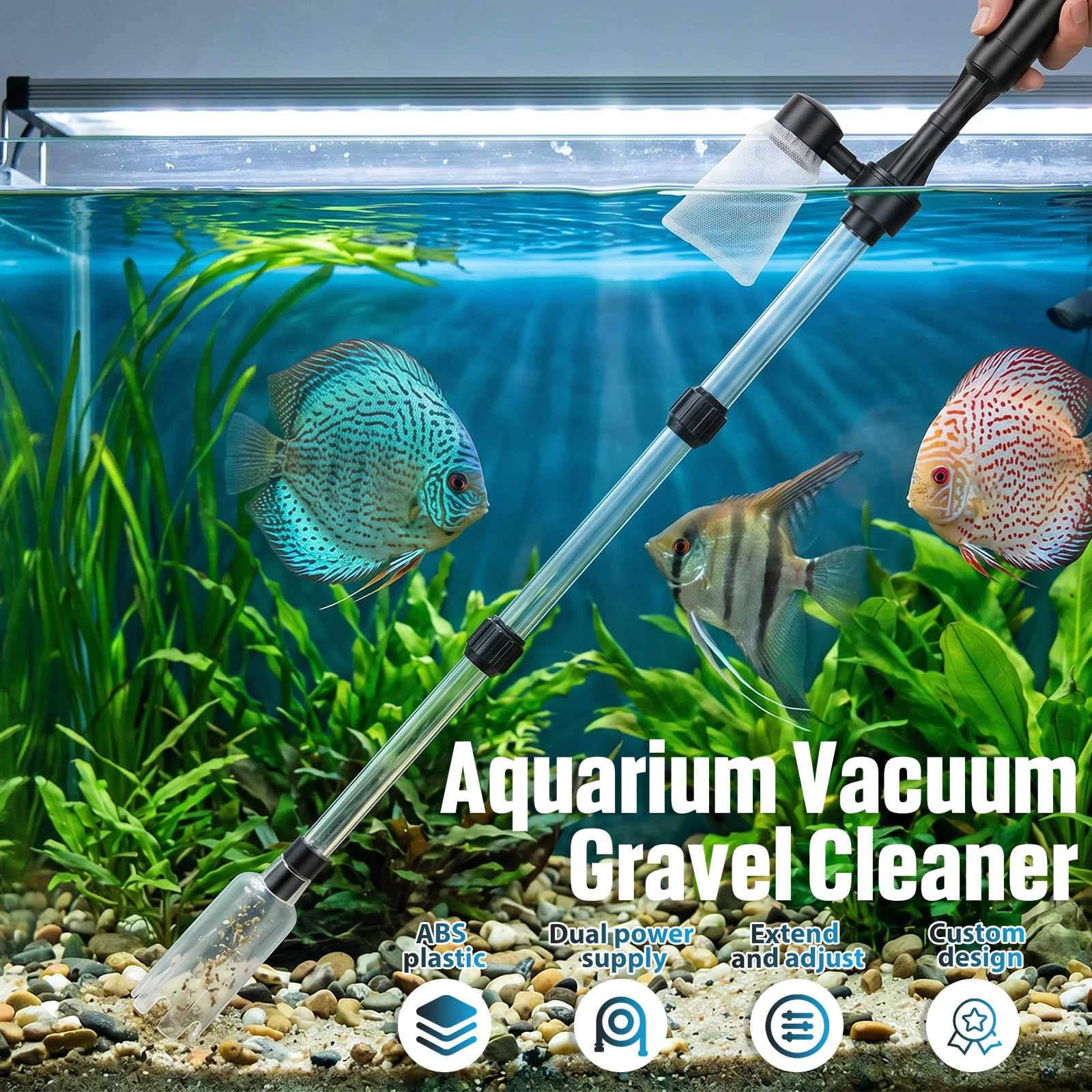 Odkurzacz do żwiru w akwarium  – Gravel Vacuum Cleaner recenzja i cena