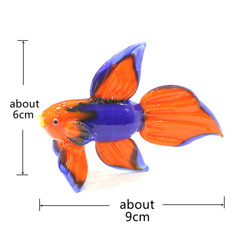 Pomarańczowa szkło Murano trop – Aquarium Fish Small recenzja i cena