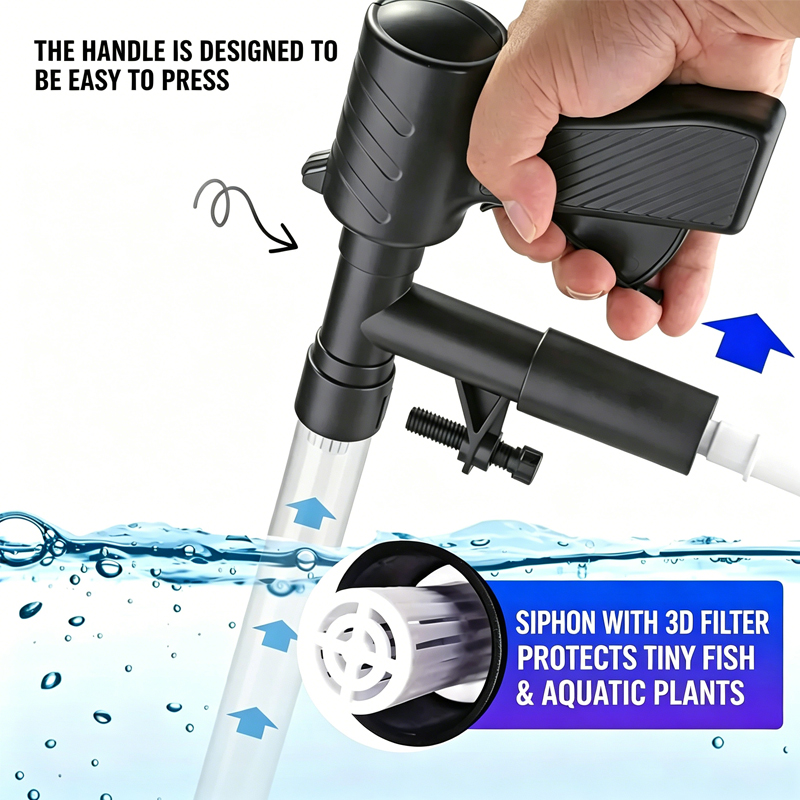Pompa do wymiany wody w akwari – Gravel Vacuum Cleaner recenzja i cena