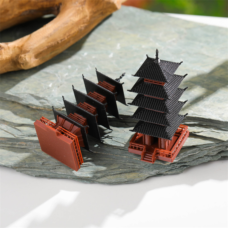 Miniaturowa Pagoda Statuetka M – Aquarium Fish Small recenzja i cena