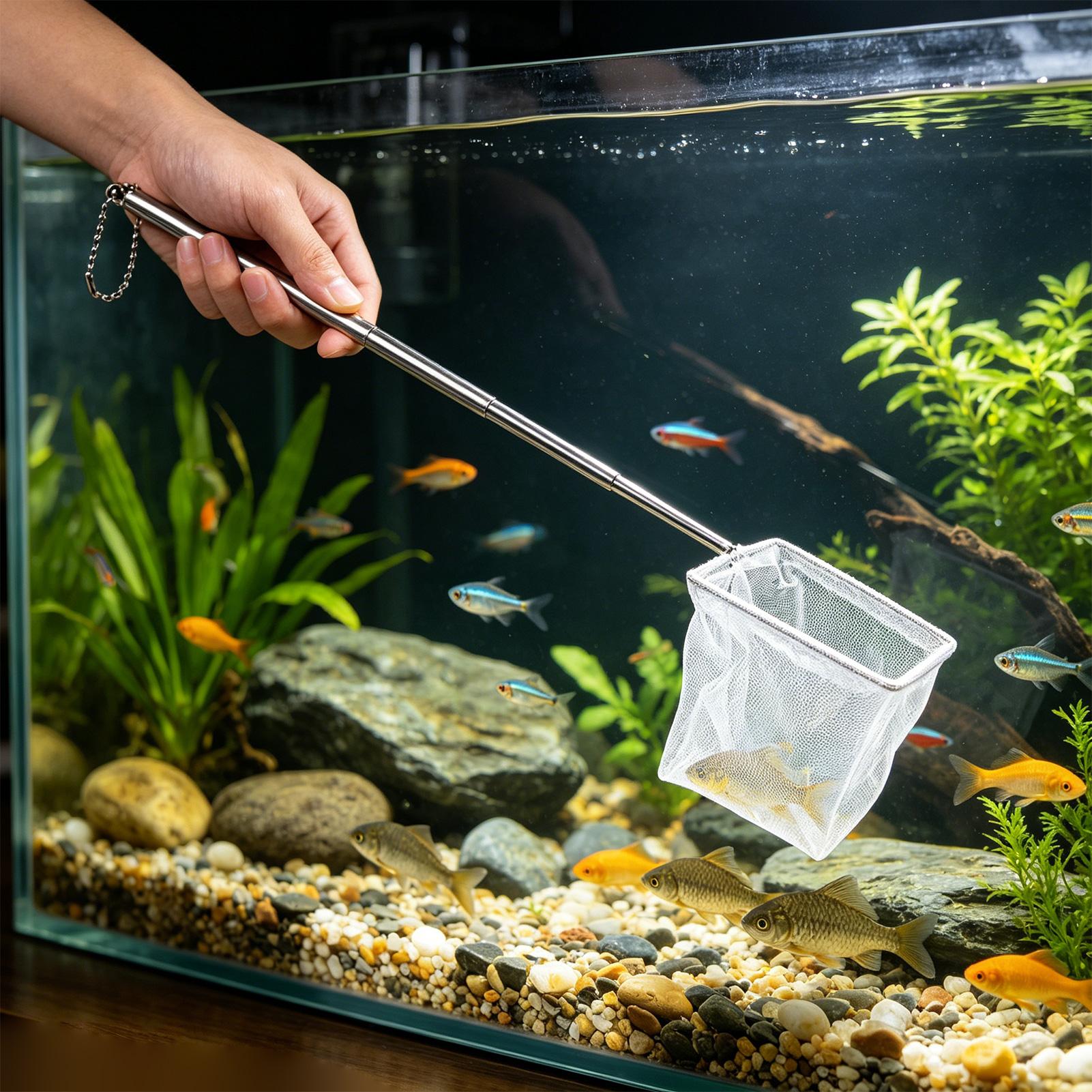 2 szt. Mała siatka na ryby z t – Aquarium Fish Net Small recenzja i cena