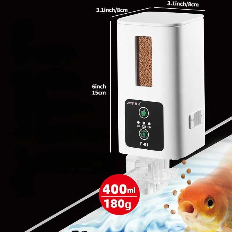 400ml Akwarium Automatyczny po – Aquarium Fish Auto Feeder recenzja i cena