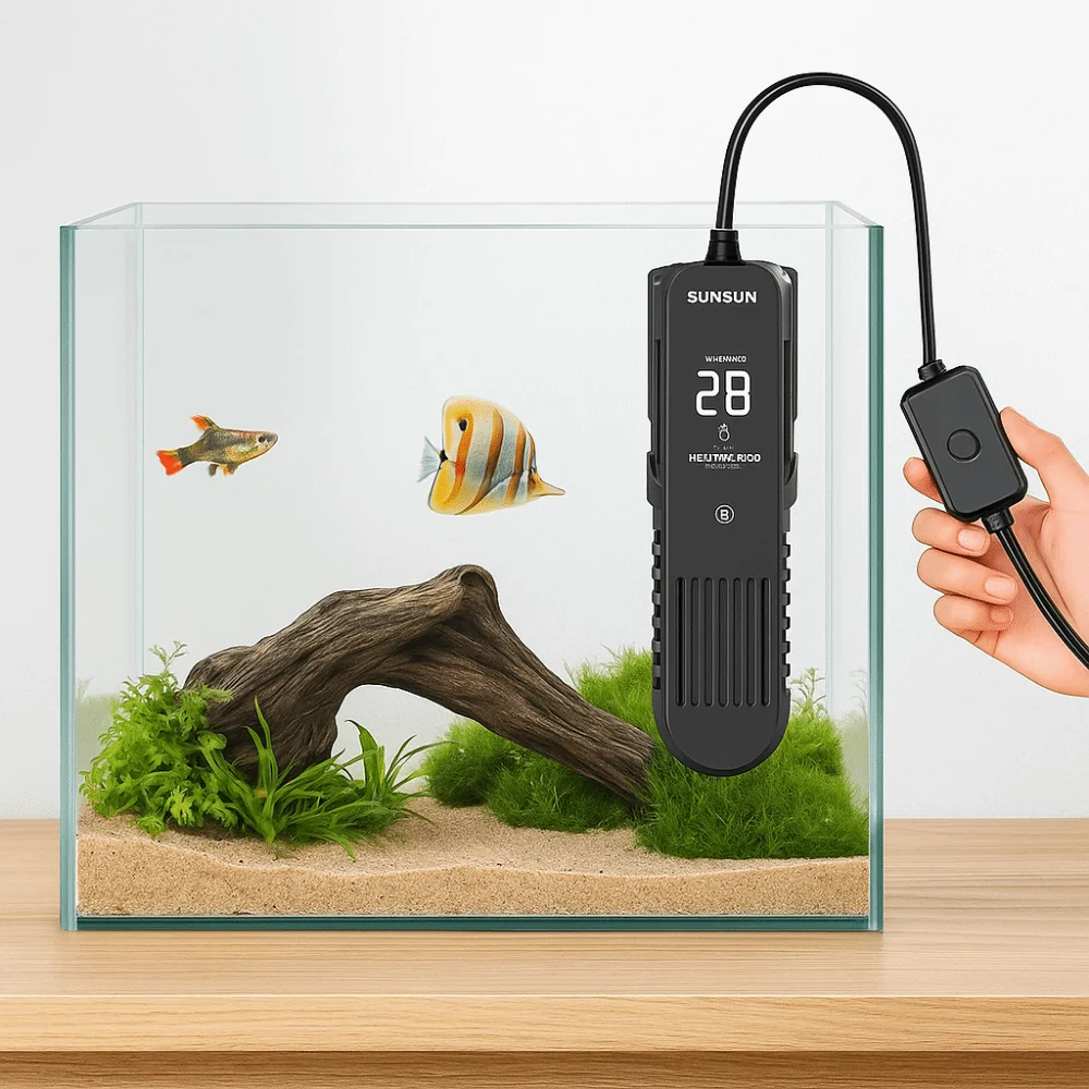 Wyświetlacz LCD 20-35 ° Cyfrow – Aquarium Heater Submersible recenzja i cena